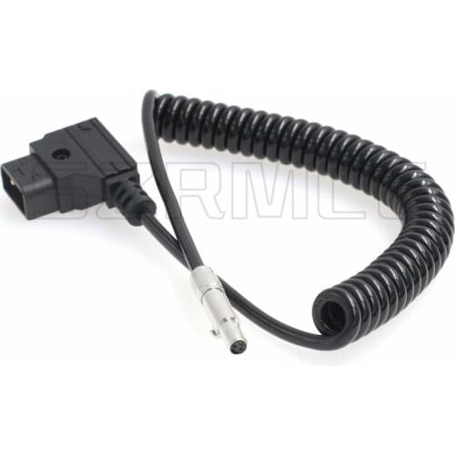 Odyssey 7q Monitor Coiled Power Cable Neutrik NSC3F 3 Pin to D tap