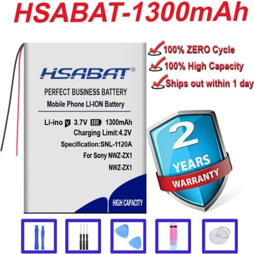 Top Brand 100% New 1300mAh Battery for Sony NWZ-ZX1, Walkman NWZ-ZX1 in stock