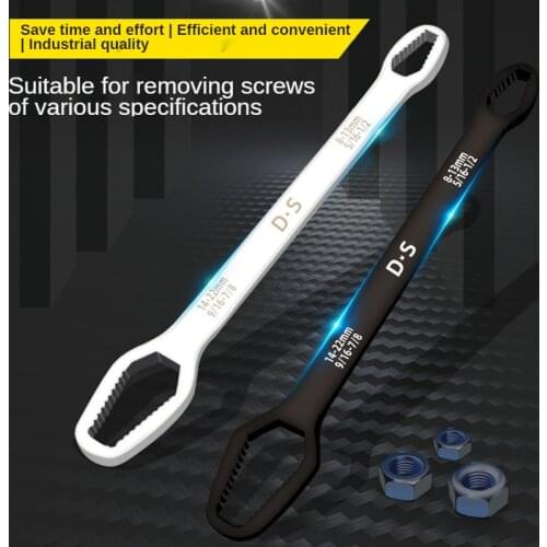 Universal Torx Wrench Adjustable Glasses Spanner Wrench 8-22mm Ratchet Spanner for Motorcycle Bicycle Car Repairing Tools