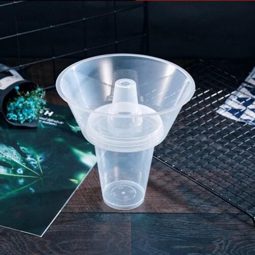 50pcs High quality thick hard plastic cups disposable coffee milk tea cup birthday party favors cold drinks cup snack plates