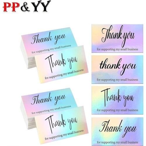 5 * 9cm Thank you for ordering business cards, shopping purchases, thank you cards, small business thank you cards