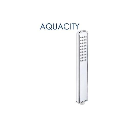 Free Shipping bathroom accessories ABS Plastic Chrome Finish square High pressure Saving Water bathroom Hand Shower