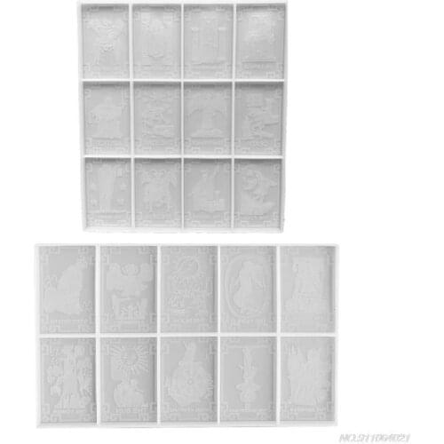FreeShip Resin Mold Silicone Taluo Mold for Resin Casting Silicone Epoxy Molds for DIY Personalized Taluo Card Games wholesales