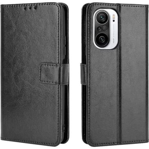 For Redmi K40 Case Premium PU Leather Wallet Leather Flip Case Cover For Xiaomi Redmi K40 Pro Plus POCO F3