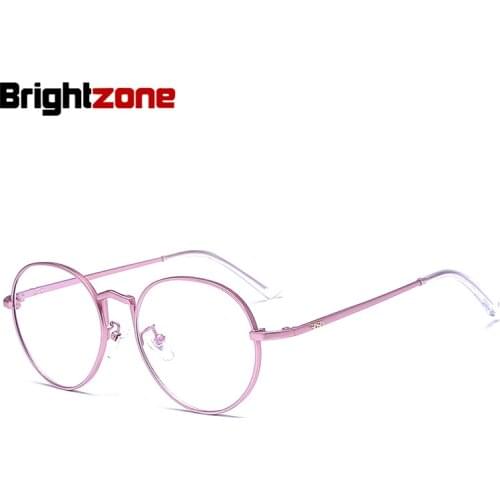 Round Spectacle Glasses Frames Glasses with Clear Glass Women Men Optical Frame Transparent Glasses