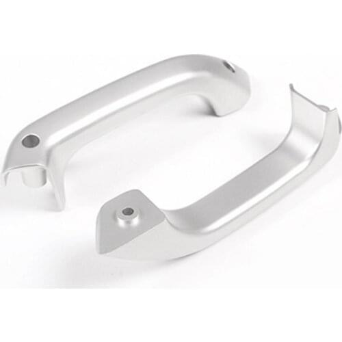 2Pcs Car Door Handle Strip Non-fading Undeformable Metal Car Inner Door Handle Decorative Strips for Lada Niva