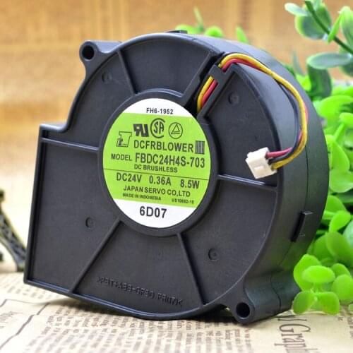 Original SERVO FBDC24H4S-703 9733 24V 0.36A double ball inverter turbo fan