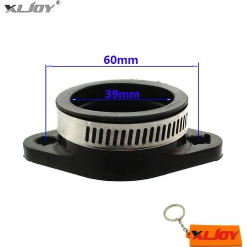 Carburetor Flange Adapter 60mm Bolt Hole 40mm Spigot For Mikuni TM32 TM34 TM33-8012 pumper, VM30 VM32 VM34 spigot mounted carbs