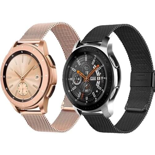 22mm 20mm Milanese Watch Band Strap for Samsung Galaxy Watch Active 2 Band for Samsung Gear S3 for Galaxy Watch 42/46mm bracelet