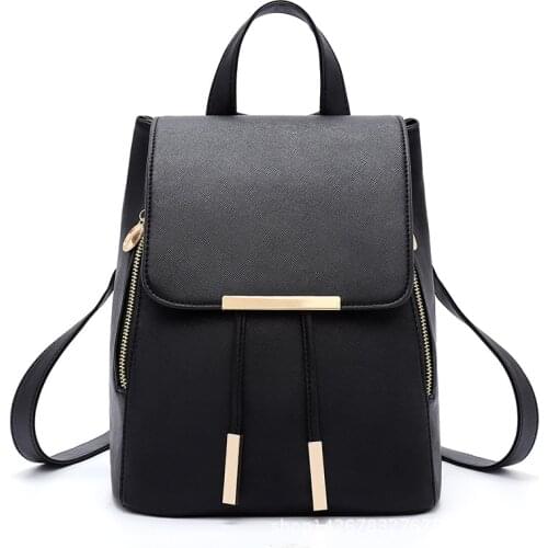 Backpack Women Pu Leather Female Backpacks Teenager School Bags Mochila Feminina Rucksack Mochilas Mujer