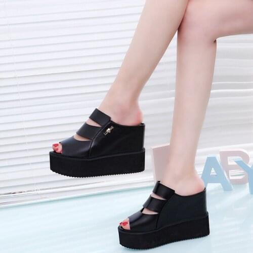 Women Sandals Wedges Shoes for Woman High Heels Sandals Summer Shoes 2021 Flip Flop Chaussures Femme Platform Sandals
