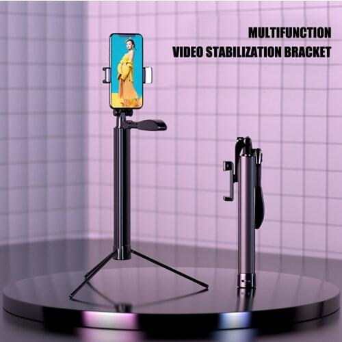 A21 Selfie Stick Bluetooth Remote Handheld PTZ Stabilizer Camera Mobile Live Stand Tripod 80CM/110CM