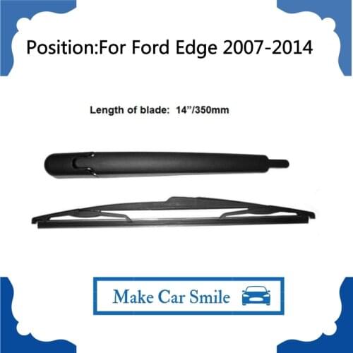 For Ford Edge Rear Window Windshield Wiper Arm With Blade Complete Set 350MM, OE#9T4Z-17526F A