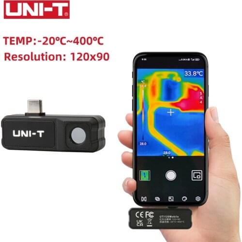 UNI-T Thermal Imager PCB Circuit Heating Pipe Industrial Detection Infrared Thermal Imaging Camera for Android Type C Phone