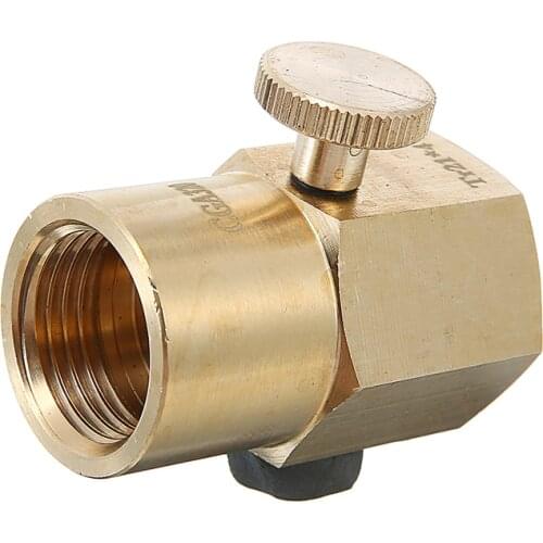 TR21-4 To CGA320 Brass Soda water Bottle Cylinder Adapter CO2 Refill Adapter Adaptor Connector Valves Used Co2 Tanks Filling