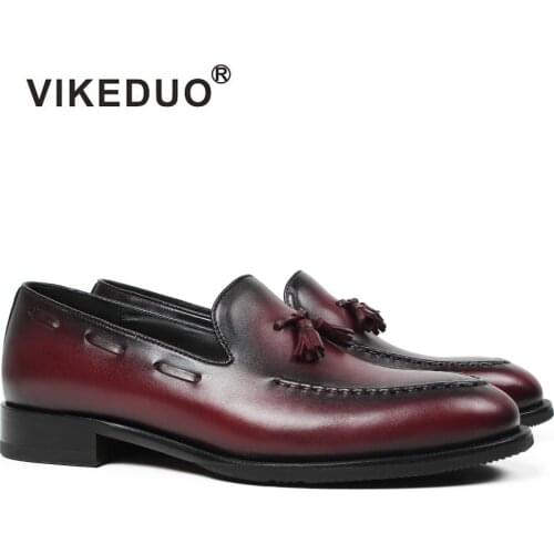 VIKEDUO Leather Pumps