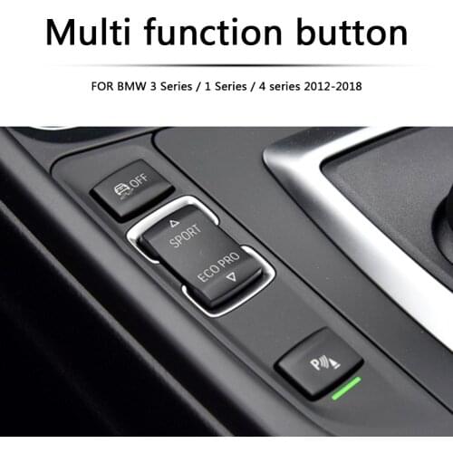 VODOOL Car ESP Antislip Switch Sport Button Radar Sensor Key Replacement for BMW 2 Series 2013-2018 1 3 4 Series 2012-2018 Red