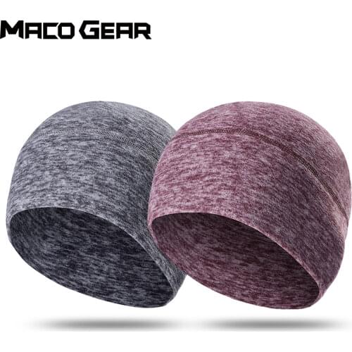 Women Winter Thermal Beanies Bicycle Tennis Fitness Stretch Running Hiking Cycling Sports Hat Snowboard Soft Windproof Cap Men