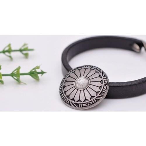 10pc 30X30mm Western IVORY WHITE Turquoise Floral Cowboy Arts Craft Saddles Repair Button