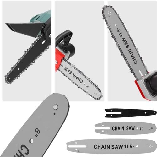 6/8/11.5inch Guide Plate Electric Chain Saw Chains Woodworking Tool Chainsaw Accessory Replacement Chain for Electric Pruning