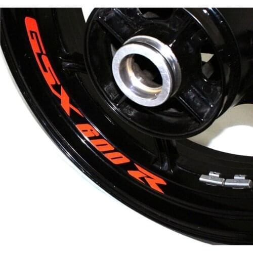 8X high quality Motorcycle Wheel Sticker Decal Reflective Rim Bike Motorcycle Suitable for SUZUKI GSX 600R GSX600R GSX600 R