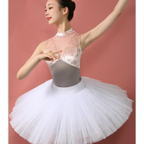 Ballet Leotard Adult Velvet Swimsuit for Dancing Women Dancewear Tank Gymnastic Leotards Ballerina Classic Dance Costume