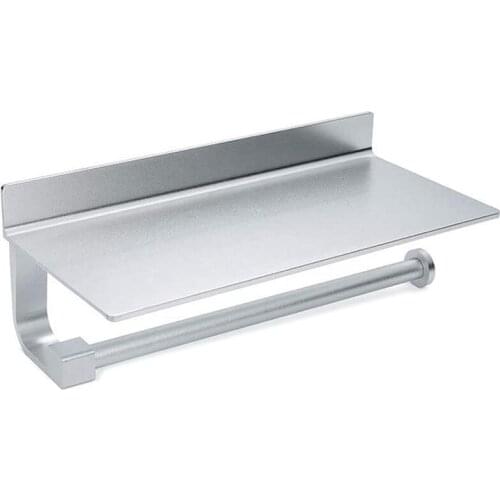 Kitchen Roll Holder Wall Mounted Paper Towel Holder Utensil Holder