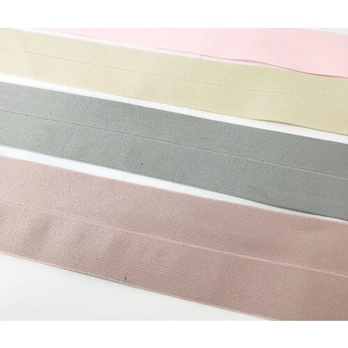 Fold Over Rubber Elastic Band 6cm Spandex Rubber Bands 60mm for Trousers Dress Lace Trim Sewing Garment Accessory 1M