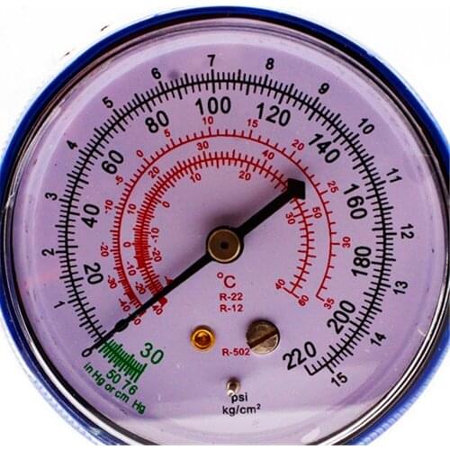 1 PC Low/High Pressure Replacement A/C Manifold Gauge Low Side Fluoride Table Accessories Air Conditioning