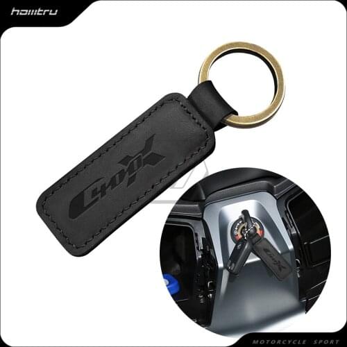 Motorcycle Keychain Cowhide Key Ring Case for BMW Scooter C400X C400