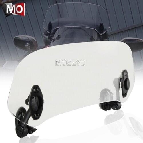 Motorcycle Windshield Extension Spoiler Windscreen Air Deflector For Kawasaki Zephyr 550 750 1100 ZR 550 750 BALIUS 250 ZG1000