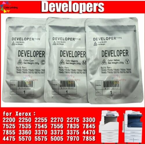 Compatible Developer for Xerox WorkCentre 7525 7530 7535 7545 7556 7830 7835 7845 7855 3370 5570 3375 5575Carrier iron powder