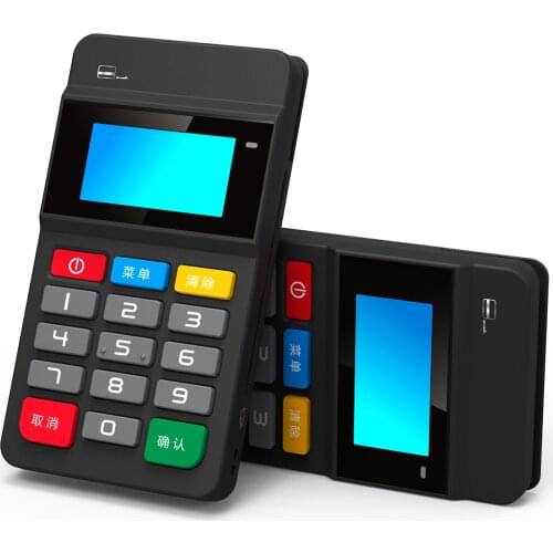 Ultra-thin Mobile Convenient Carrying Credit Swipe Machine Terminal MPOS Card Reader HTY711