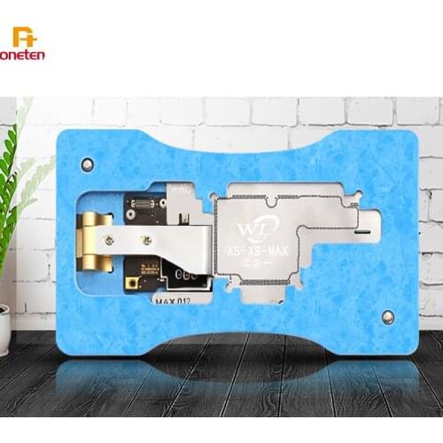 WL CPU Middle Layer BGA Reballing Stencil For phone XS XSMAX Motherboard Middle CPU BGA Repair Steel Mesh Template Platform Fix