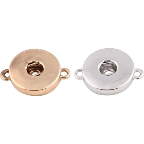 10pcs/lot Hot Wholesale 18MM Snap Buttons Fittings For DIY Snap Bracelets OEM Xinnver Jewelry Accessory ZM004