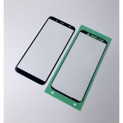 For Samsung Galaxy J6 2018 J600F J600G & J8 2018 J810 J810F LCD Display Front Glass Touch Screen Sensor+Adhesive