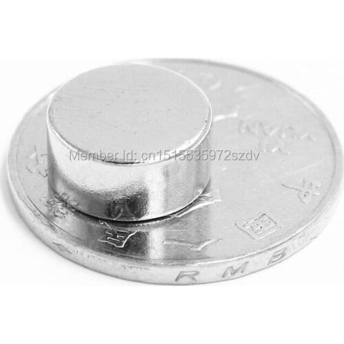 100pcs Strong Round Dia 12mm x 6mm N35 Rare Earth Neodymium Magnet Art Craft Fridge 12x6mm