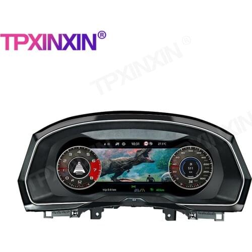 12.5''For VW B8 PASSAT CC golf 7 GTI Variant Car LCD Instrument Panel Replacement Dashboard Entertainment Intelligent Multimedia