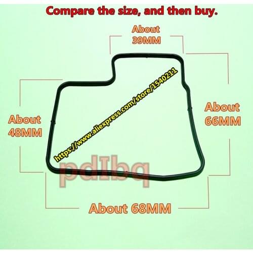 2pcs / pack)VLX 400 Steed 400 V-type cylinder Keihin carburetor Bottom shell (rubber) gasket seal housing