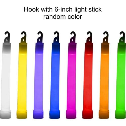6 inch Glowing Stick Chemical Glow Stick Light Stick Outdoor Camping Emergency Lights for Party Christmas Decoration