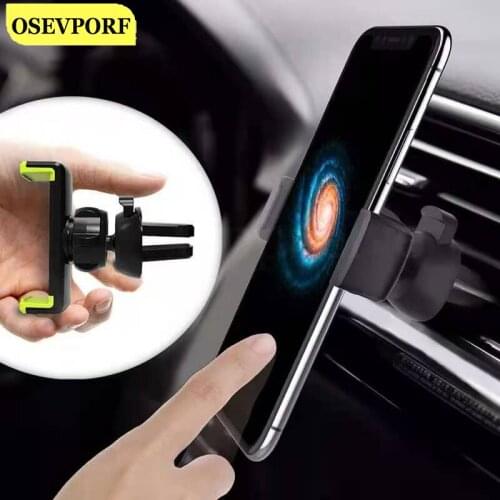 Car Holder For iPhone 11 Pro Max X Samsung Holder For Phone in Car 360 Rotate Air Vent Mount Car Phone Holder Mobile Phone Stand