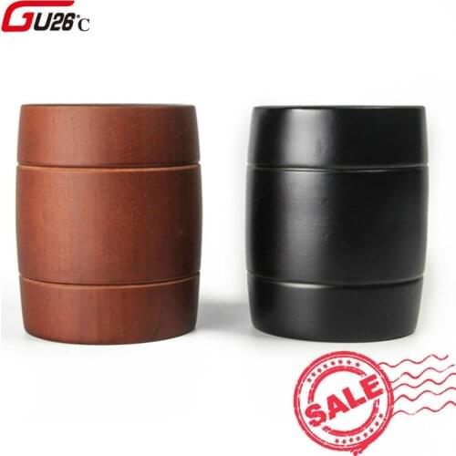 Jujube Wood Primitive Handmade Natural Spruce Wooden Mug Cup Breakfast Beer Milk Juice Drinkware Green Tea Coffee Cup