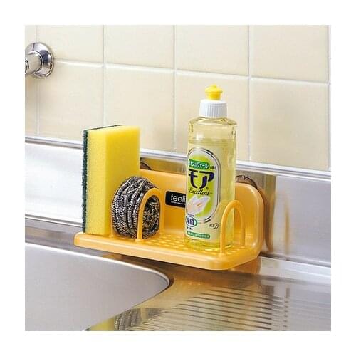 Kitchen Suction Cup Rack Plastic Drain Rack Storage Rack Kitchen Bathroom With Suction Cup Storage Rack