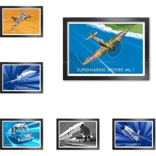 Concorde Fine Art Print by Stephen Millership Home Decor Transport Poster Framed Wall Art