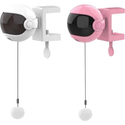 Cat Interactive Fun Toy Automatic Cat Teaser Training Puzzler Lifting Flutter Rotating Ball