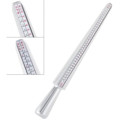 Measurement Tool HK / US / EU / JPN Degree Standard Four Yard Aluminum Alloy Ring Stick for Jewelry Tool Equipments