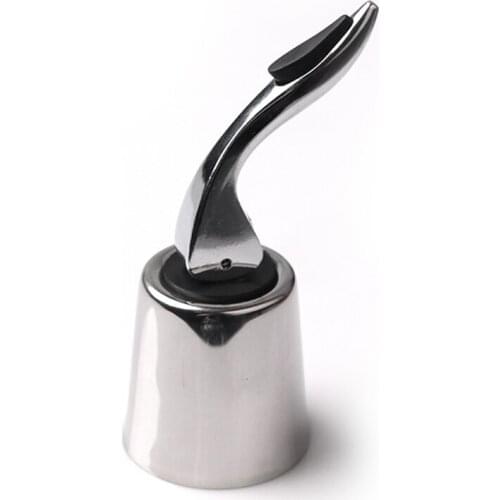 1pc Stainless Steel Stopper Bar Tool Reusable Wine Stopper Kitchen Accessories for Wine Storage
