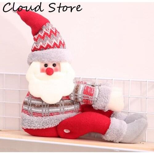 1PCS Santa Claus Elk Windows Christmas Curtain Decor Merry Christmas Decor For Home Christmas Gifts Happy New Year 2021