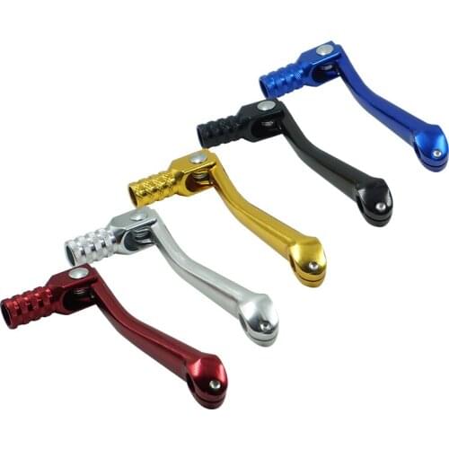 Motorcycle Folding Aluminum Gear Shift Lever Fit For 50cc/110cc/125cc/150cc/250cc ATV Dirt Bike Pit Bikes Gear Lever Motocross