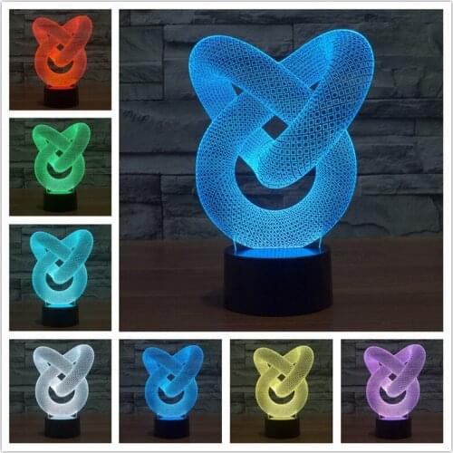 FS-2876 MODERN NEW GENERATION AMAZING 3D LED LAMP TABLE - DESK or NIGHT LIGHT 3DLAMP